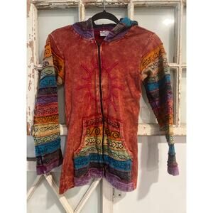 Greater Good Network Sunshine Daydream cotton hoodie jacket S/M